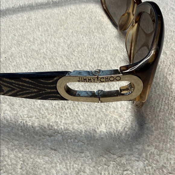 Jimmy Choo Jacqueline/S WVAFM Gold Glitter Sparkle Sunglasses 57-18-125 main image 6